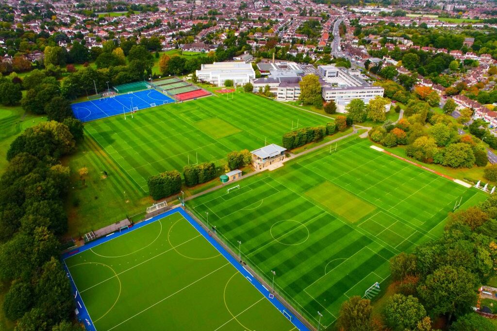 Trinity School Grounds Panoramic View