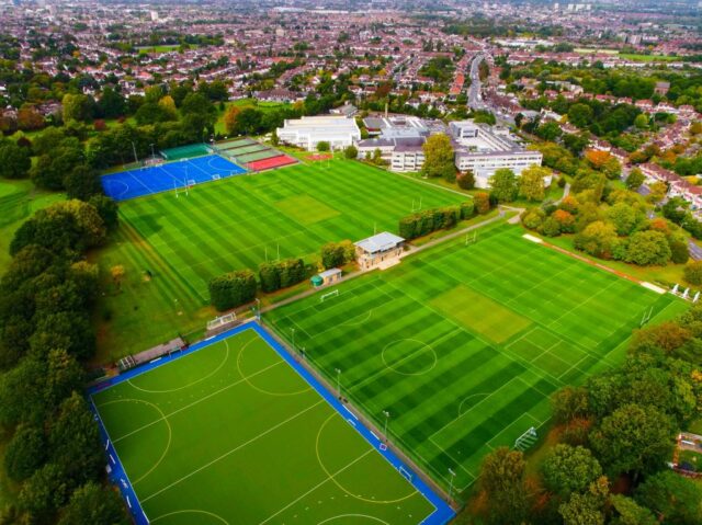 Trinity School Grounds Panoramic View