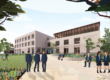 An artist's impression of the new entrance to Trinity School in Croydon